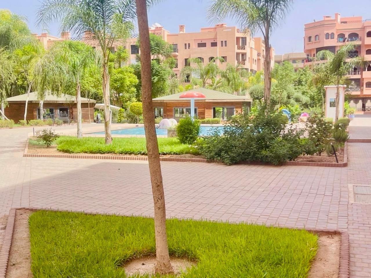 Oasis De Detente Avec Terrasse Et Vue Sur Piscine مراكش المظهر الخارجي الصورة