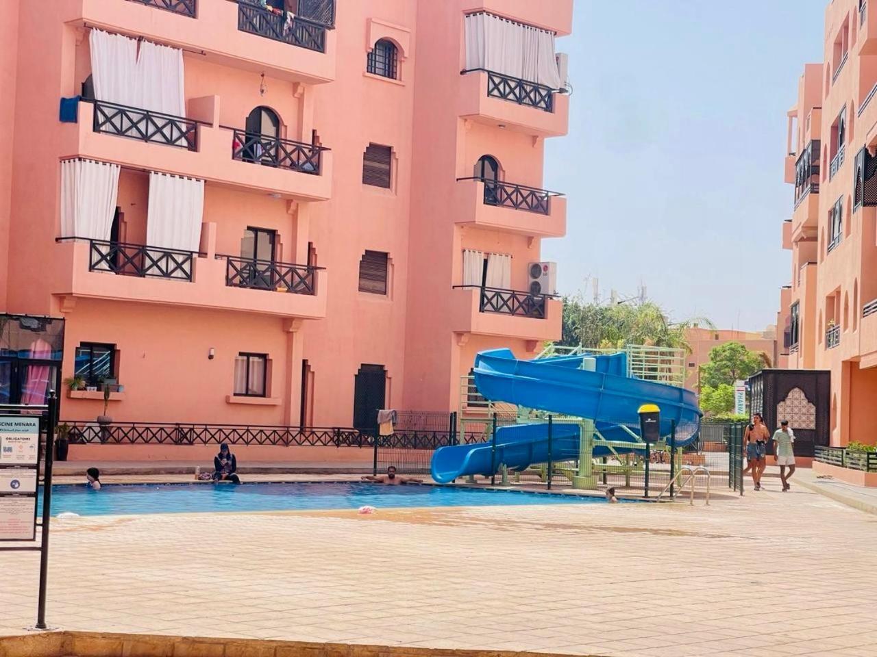 Oasis De Detente Avec Terrasse Et Vue Sur Piscine مراكش المظهر الخارجي الصورة
